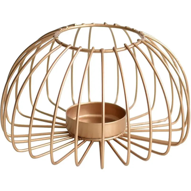 Rose Gold Metal Candlestick Holder Gifts for Designers