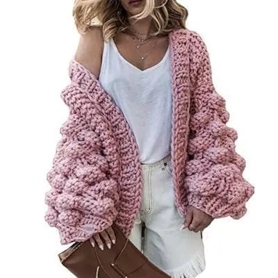 Super Chunky Knit Cardigan | Chunky Knit Sweater Gifts for Designers