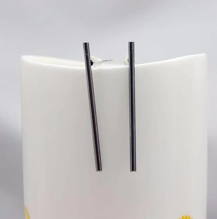 Copper Casting Minimalist Stud Earrings Gifts for Designers