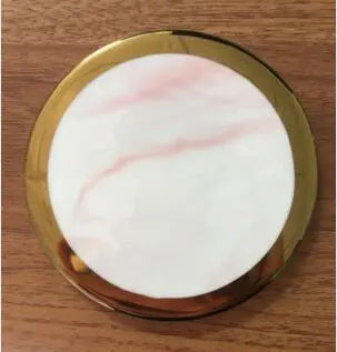 Pink Marble Coasters Gifts for Designers