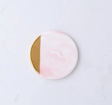 Pink Marble Coasters Gifts for Designers