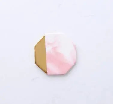 Pink Marble Coasters Gifts for Designers