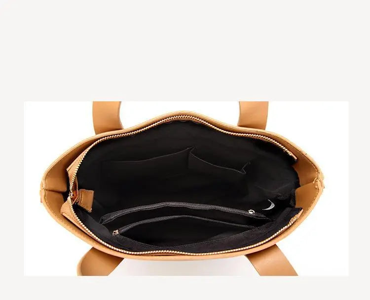 Thick Strap PU Leather Hand Bag and Purse Gifts for Designers