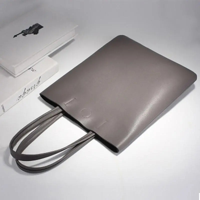 Minimalist Simple Leather Tote Bag Gifts for Designers