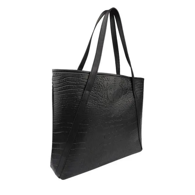 Glossy PU Leather V Strap Tote Bag and Purse Gifts for Designers