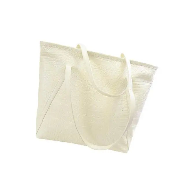 Glossy PU Leather V Strap Tote Bag and Purse Gifts for Designers