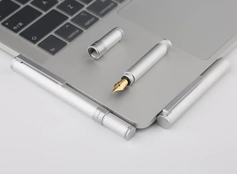 Minimalist Aluminum Modern Fountain Pen Gifts for Designers
