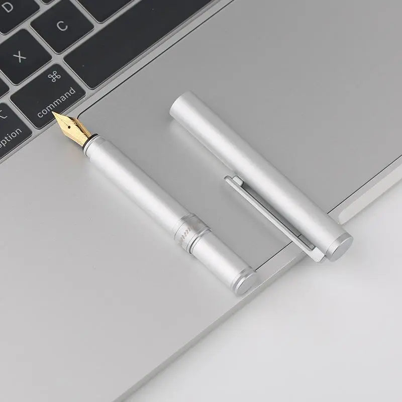 Minimalist Aluminum Modern Fountain Pen Gifts for Designers