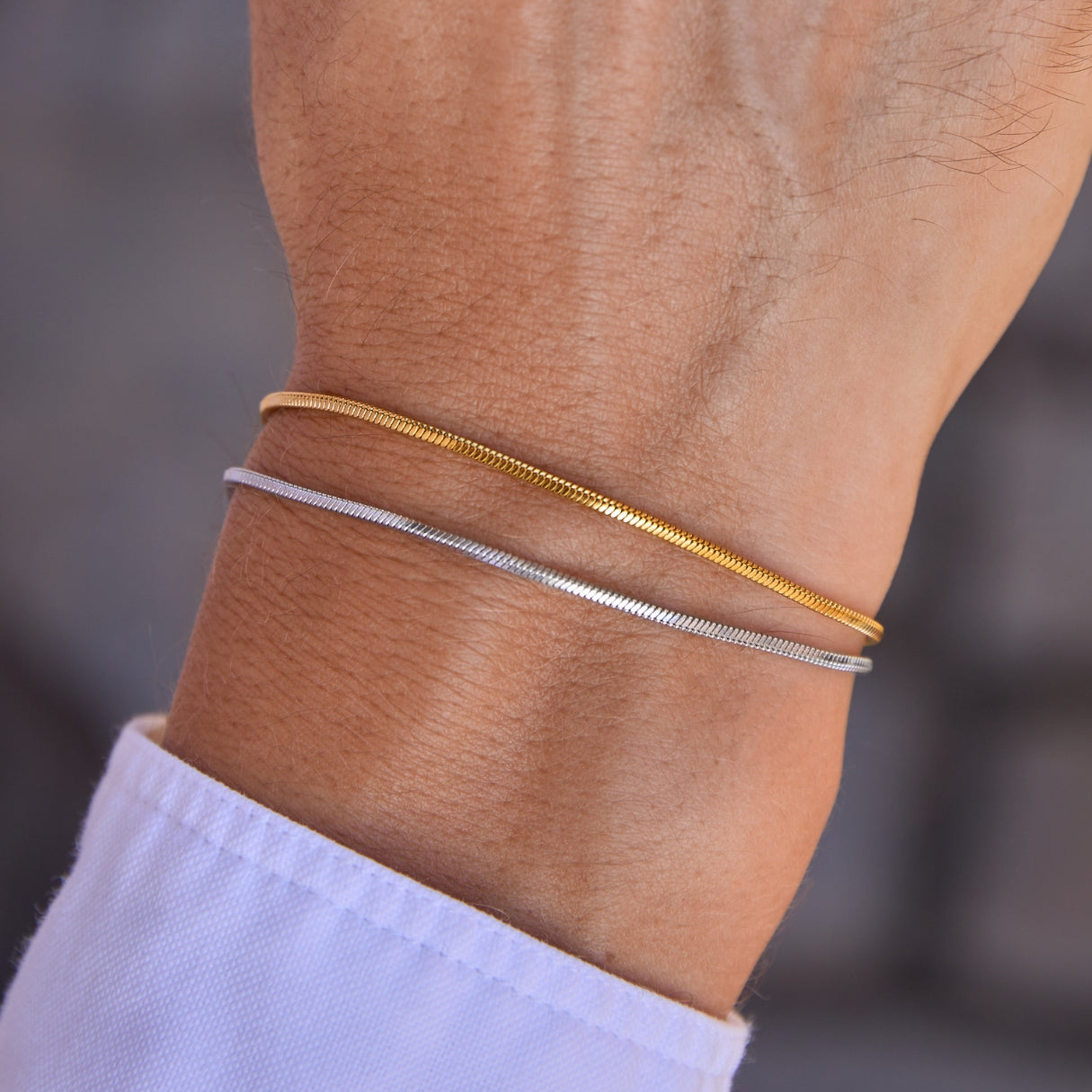 Minimal Square Bracelet Sylvian Grant