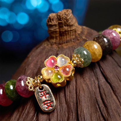 Bracelet Love Wisdom Tourmaline Jade Safe And Well 
