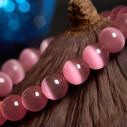 Bracelet d'amour en fleur de chrysobéryl œil de chat Buddha Stones