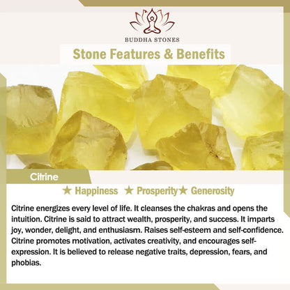 Bracelet de protection en cristal blanc, pierres de Bouddha, citrine naturelle, perle, topaze