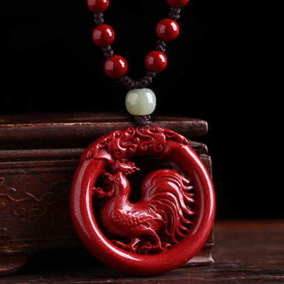 Collier pendentif en jade Hetian avec pierre de Bouddha et zodiaque chinois, boucle de paix et calme