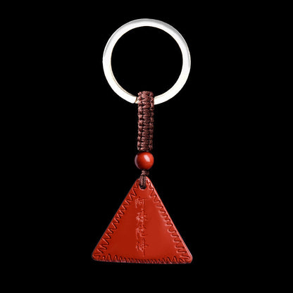 Collier pendentif calme Amitabha en pierres de Bouddha et cinabre