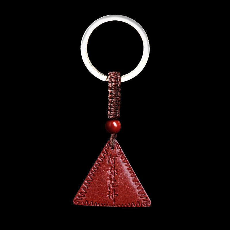 Collier pendentif calme Amitabha en pierres de Bouddha et cinabre