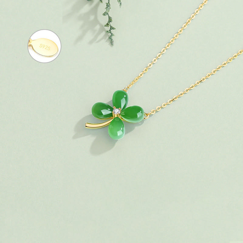 Collier avec pendentif porte-bonheur en argent sterling 925 et jade, pierres de Bouddha