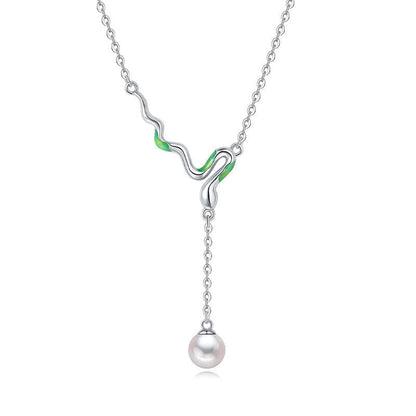 Collier pendentif de guérison en argent sterling 925 avec perles de Bouddha et pierres de Bouddha, année du serpent