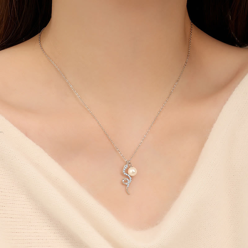 Collier avec pendentif en argent sterling 925 et perles de Bouddha, symbole de l'année du serpent et de la sincérité