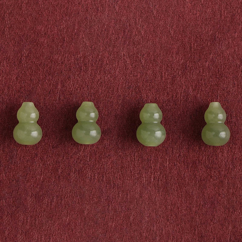 Bracelet de cheville tressé en jade naturel Hetian avec pierres de Bouddha et protection porte-bonheur