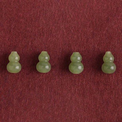 Bracelet de cheville tressé en jade naturel Hetian avec pierres de Bouddha et protection porte-bonheur