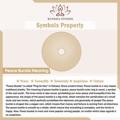 Bracelet de confiance avec boucle en ambre et pierres de Bouddha 
