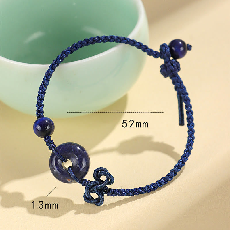 Bracelet porte-bonheur en pierres de Bouddha, jaspe rouge, quartz rose, diverses roches naturelles, boucle de paix, nœud