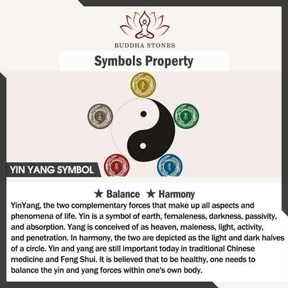 Bague ajustable en cuivre avec symbole du zodiaque chinois Yin Yang et harmonie 