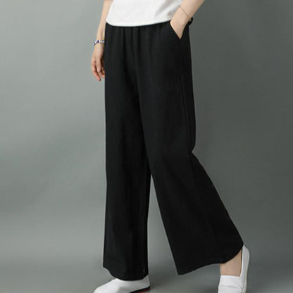 Chemise à manches longues et boutons grenouille pour femme Buddha Stones, pantalon large, vêtement de méditation en coton 