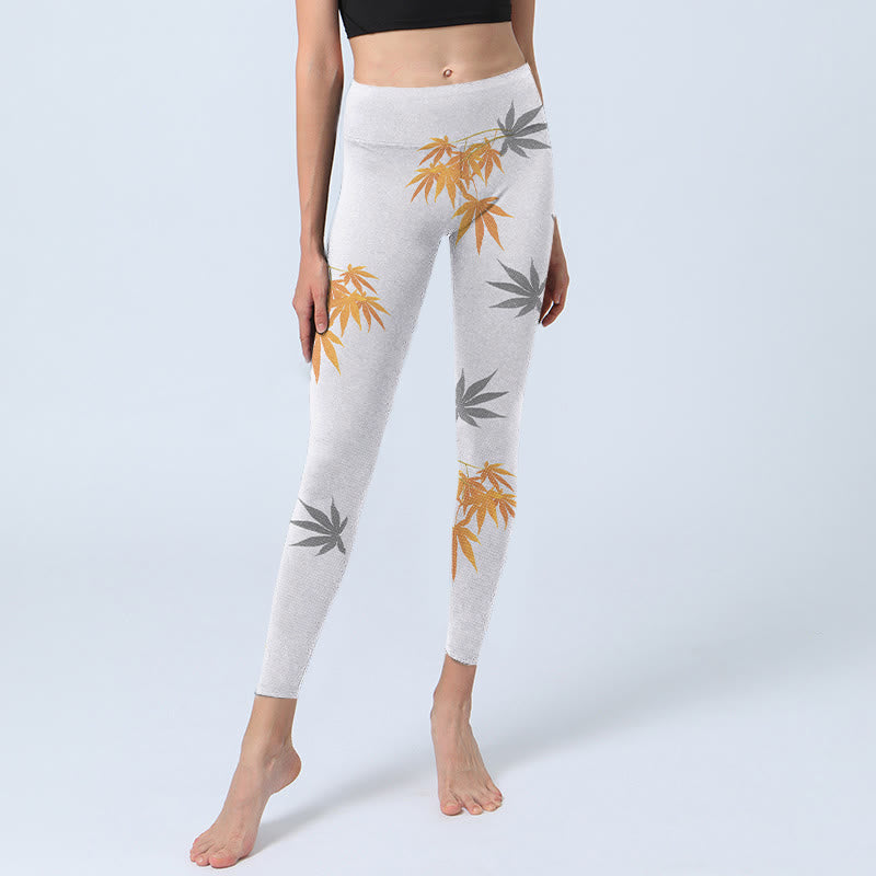 Leggings de yoga pour femme Buddha Stones Maple Gym 