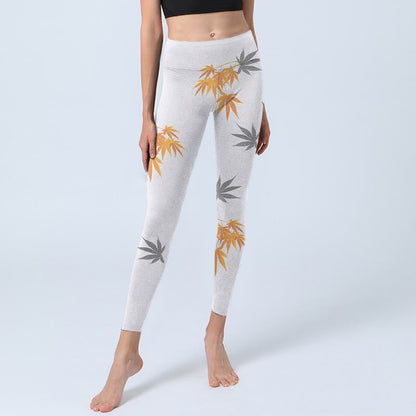 Leggings de yoga pour femme Buddha Stones Maple Gym 