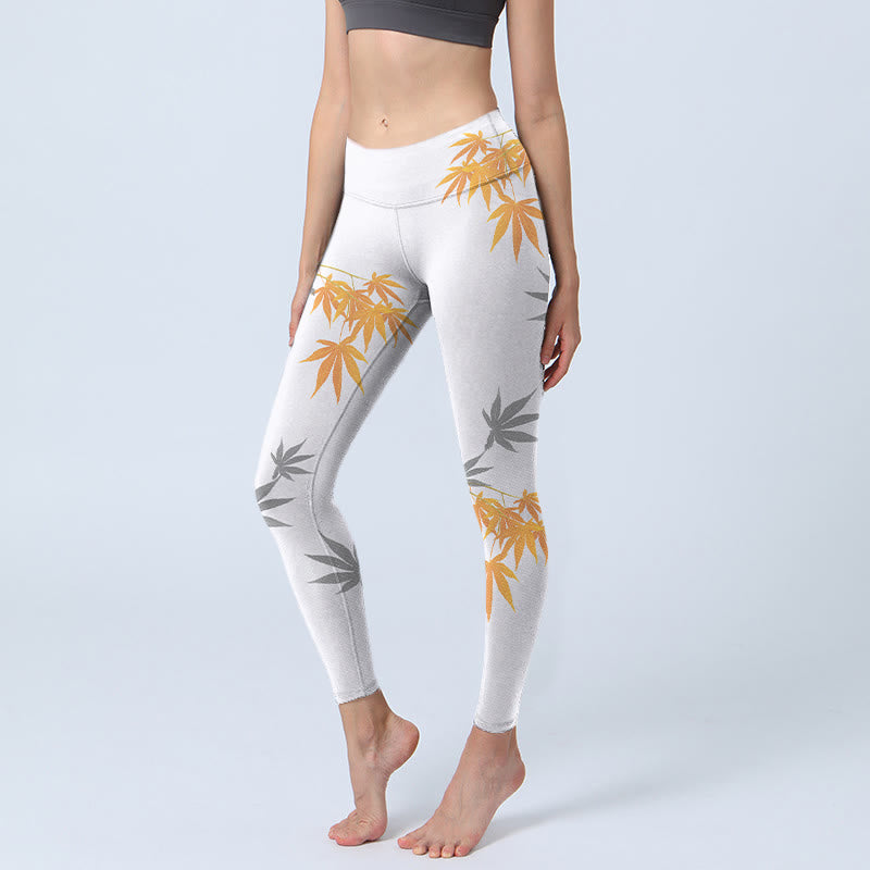 Leggings de yoga pour femme Buddha Stones Maple Gym 
