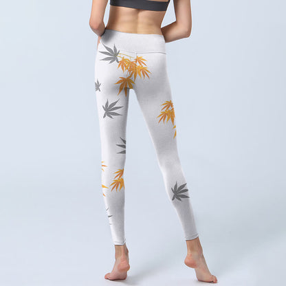Leggings de yoga pour femme Buddha Stones Maple Gym 
