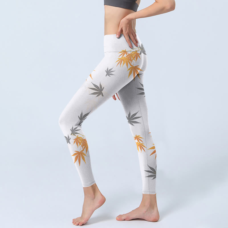 Leggings de yoga pour femme Buddha Stones Maple Gym 