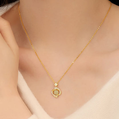 Collier pendentif en argent sterling 925 avec pierres de Bouddha et jade Hetian, année du serpent, abondance