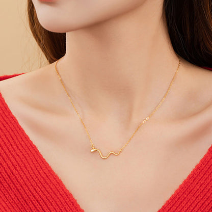 Collier pendentif en argent sterling 925 avec pierres de Bouddha et bénédiction de l'année du serpent