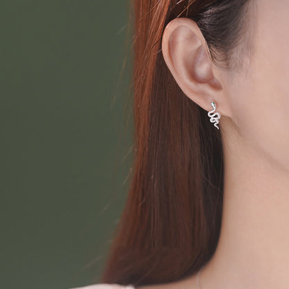 Ensemble collier, bague, pendentif et boucles d'oreilles en argent sterling 925 avec pierres de Bouddha, Année du Serpent