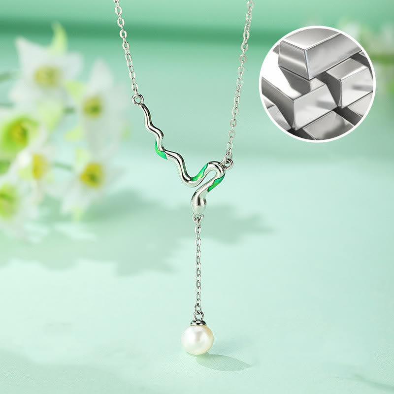 Collier pendentif de guérison en argent sterling 925 avec perles de Bouddha et pierres de Bouddha, année du serpent