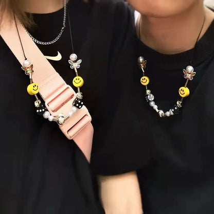 Jewelry × Vintage Pearl Smile Skull Dice Necklace Starymagic