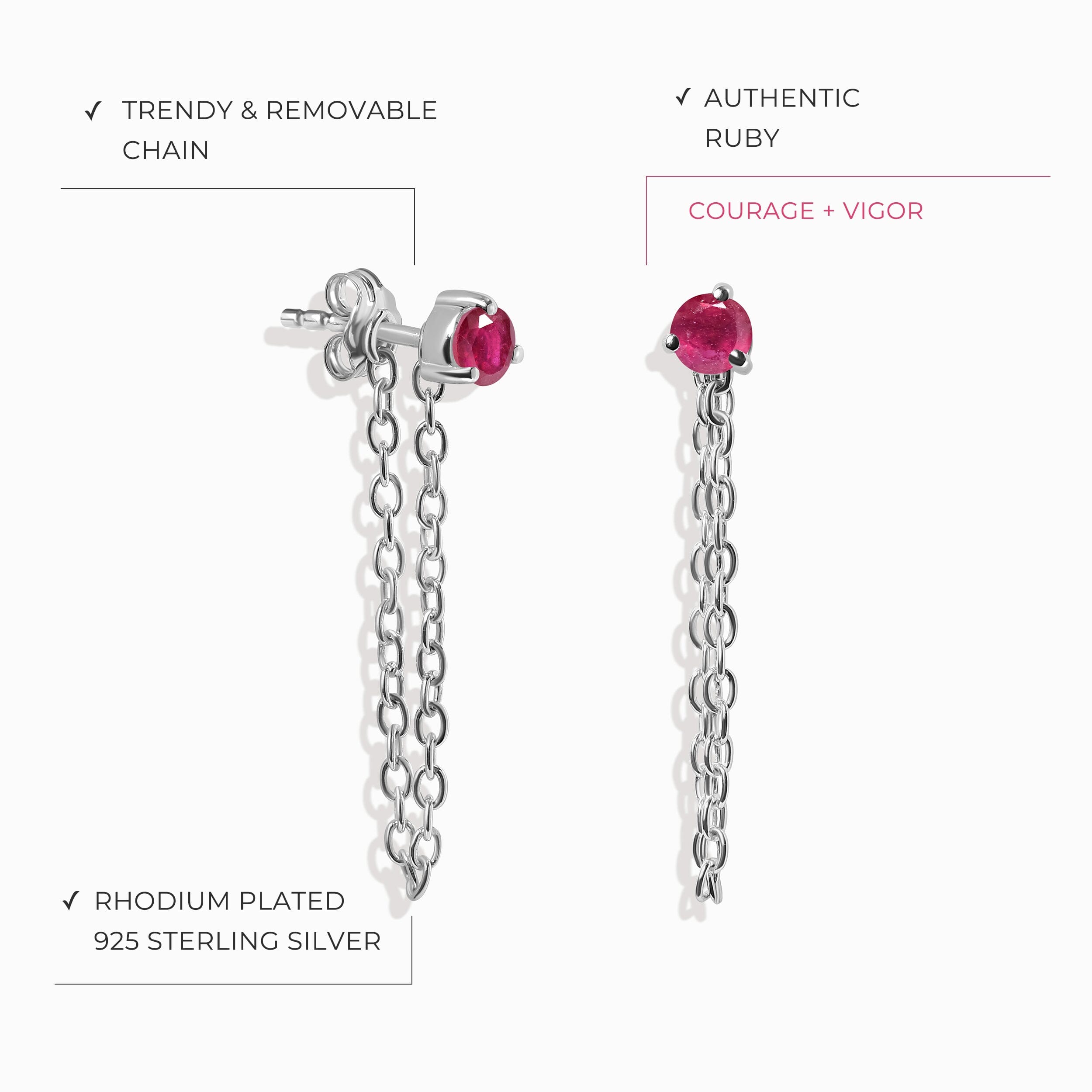 Two Of A Kind Set - July Birthstone