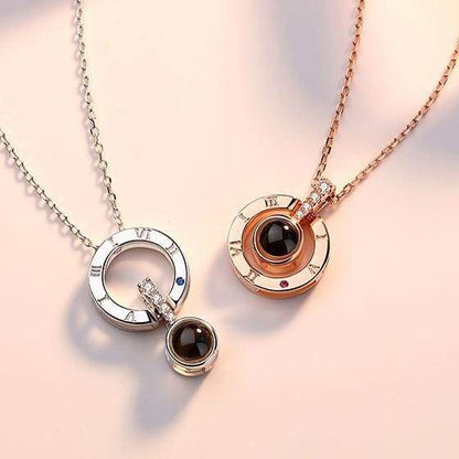 Pendentif Je t'aime en 100 langues