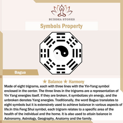Bague rotative en acier titane Bagua Yin Yang Équilibre et Harmonie 