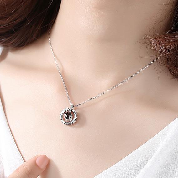 Pendentif Je t'aime en 100 langues