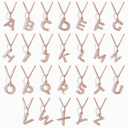 Collier Pierre de Lune - Alphabet