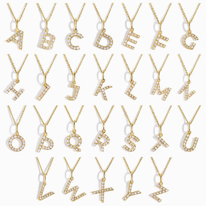 Collier Pierre de Lune - Alphabet