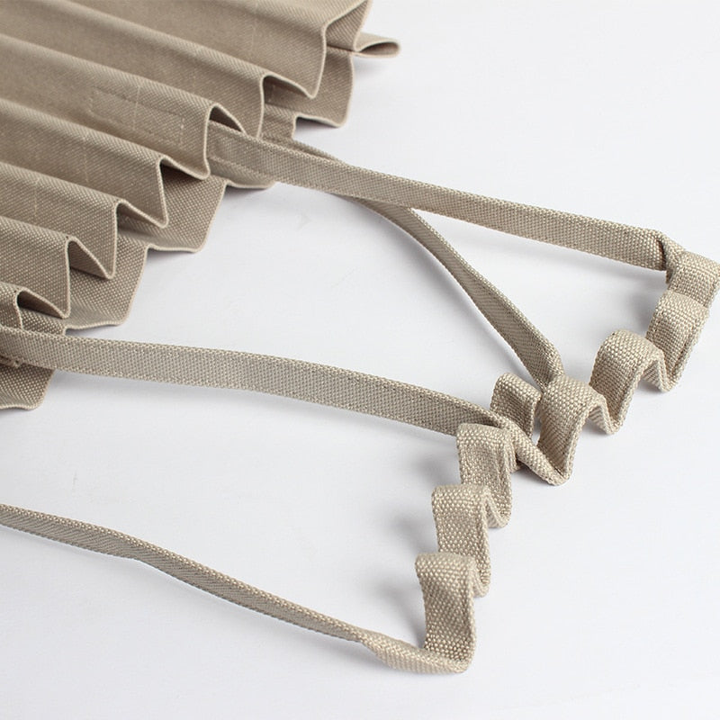 Japanese Inspired Minimalist Pleated Origami Tote Bag