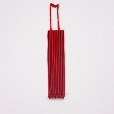 Japanese Inspired Minimalist Pleated Origami Tote Bag
