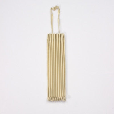 Japanese Inspired Minimalist Pleated Origami Tote Bag