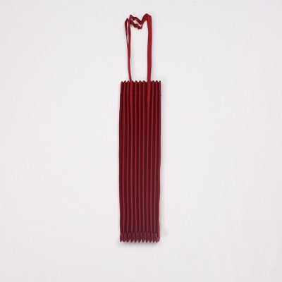 Japanese Inspired Minimalist Pleated Origami Tote Bag