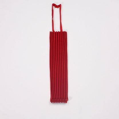 Japanese Inspired Minimalist Pleated Origami Tote Bag