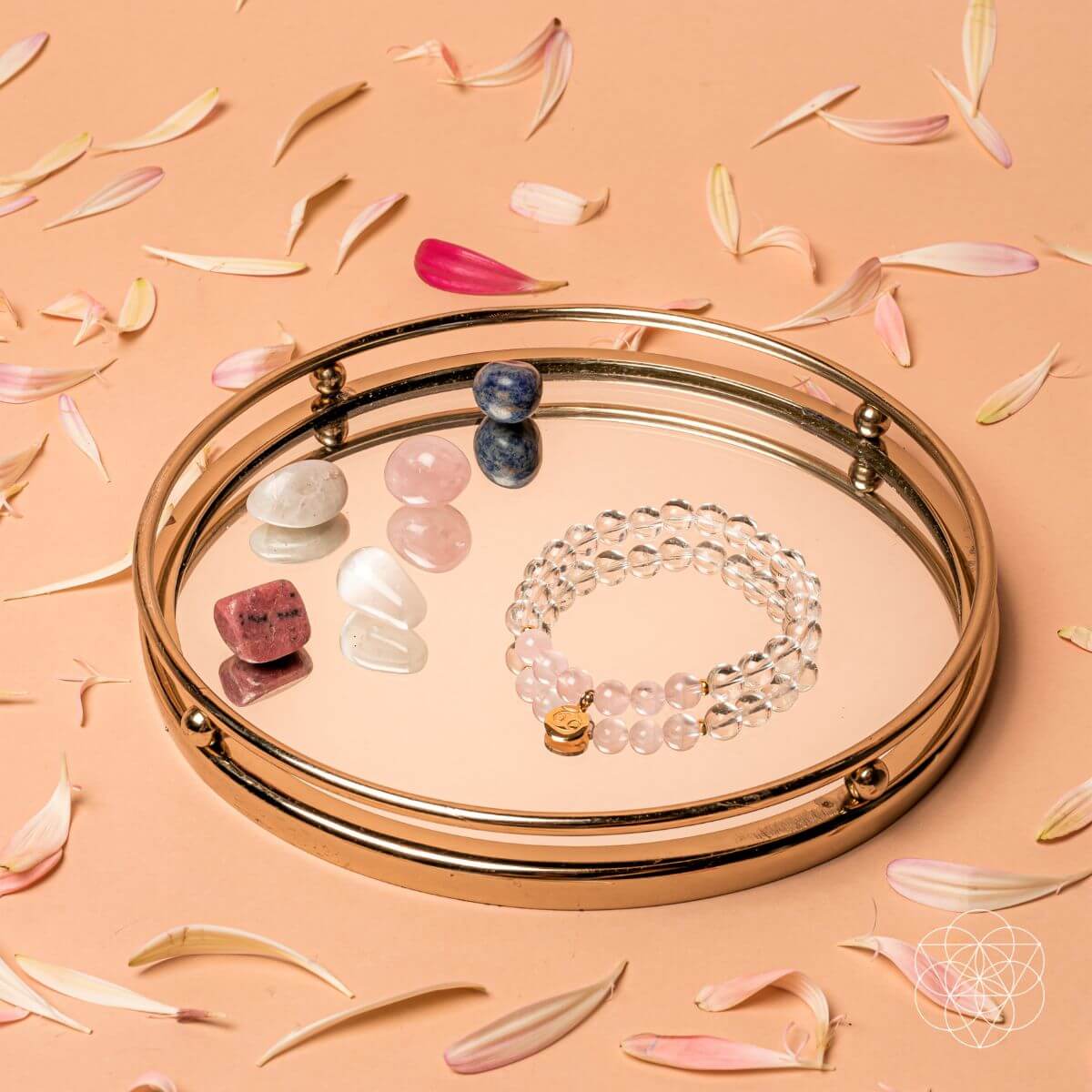 Cancer Bracelet and Crystals Set